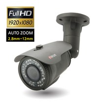 AHD 실외 200만화소 카메라 2.8mm-12mm 가변렌즈 오토줌 카메라 방수 뷸렛 풀 HD CCTV 카메라