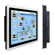 산업용 컴퓨터 PC 12quot 10 15 17 인치 패널 올인원 미니 용량 성 터치 코어 i3-3217u rs232 com windows 710, 10.4인치, 모니터만