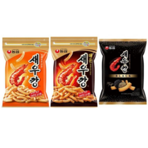 농심 대용량 과자 새우깡 400g + 매운새우깡 400g + 새우깡블랙 125g 3종 세트