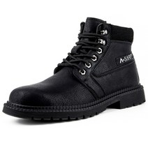 남성 leather work safety boots men chelsea boots
