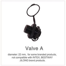 공기주입카약 고무보트 미니 급류카약 투어링 dinghy raft screw valve, 밸브
