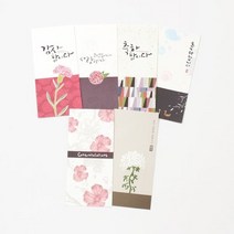경조봉투 5개입 용돈봉투, 사랑카네이션