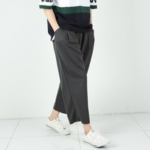 [데님공방] 남자 와이드슬랙스 6컬러 밴딩 스판 발란스팬츠 링클프리 원턱 루즈핏바지 S-2XL