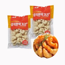 [푸른강산애] 스페셜 새우탕수육 500g_2팩, 2팩, 500g