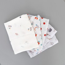 꿈두부 아기이불 자체제작원단 디자인 거즈블랭킷, 볼빨간사과_S사이즈