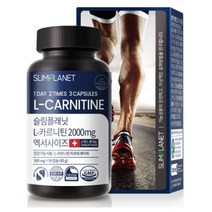 슬림플래닛 엘카르니틴 2000mg 엑서사이즈, 90정, 1개