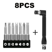 특수 모양 스크루 드라이버 세트 Y형 U자형 삼각형 내부 십자 3 점 비트 도구 50mm 5 개 7, [04] 6Pcs Bit Set