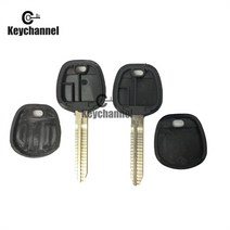자동차 보조키 스마트키 원격 폴딩키 리모컨키 호환 toyota vios corolla avalon camry lexus es300 rx300350 케이스 교체용 2pcs 키 쉘, 2p 키와 스티커