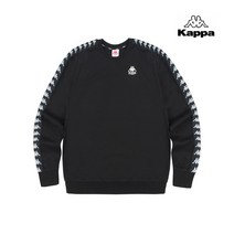 카파 (공용)222반다 컬렉션 긴팔 맨투맨_KKRL161MD_BLK