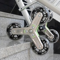 빌라 계단 물건나르기 특수바퀴 캐리어 휴대용 손수레 구르마 캠핑수레 이동식카트 작업카트 휴대용카트, 1개, 블랙