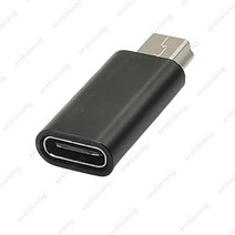 VR 메타버스 가상현실 체험 헤드셋 휴대폰호환 컨트롤러 USB 어댑터 유형 C 여성-미니 남성 변환 커넥터 G, 01 Black