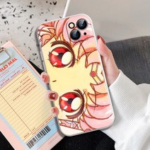 선원 문 츠키노 우사기 전화 케이스 iPhone 11 12 13 Pro MAX Mini 6 6S 7 8 Plus X XR XS MAX SE2020 일본 애니메이션 만화 커버, For 11, White ST-13175