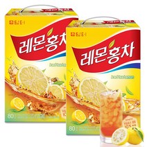 담터 레몬홍차 160티백 (80Tx2개), 160개, 14ml