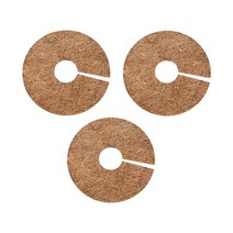 STK 코코 섬유 라이너 화분 바구니 코코넛 야자 껍질 재배자 라이너 거는 바구니 용 교체 용 코코 라이너, 30 센티미터, 3 개, 코코넛 섬유