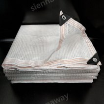 비가림막 천막천 투명 타포린 캐노피 설치 차양 가게 상가 테라스 발코니 어닝, 0x0m, 화이트 웨빙 가장자리 1x5 미터