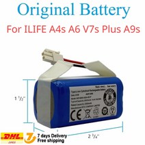 에어소프트건7.4배터리 로봇 진공 청소기용 충전식 리튬 배터리 ILIFE A4s A6 V7s 플러스 A9s W400 용 INR18650 M264S1P 144V 2600mah, 3.3500mah, 1개