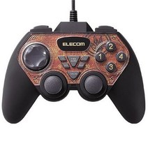 [1900년 모델]ELECOM PC 온라인 게임 [몬스터 헌터 프론티어 온라인] 추천 모델 다기능 12 버튼 USB 게임 패드 JC-UM12BR