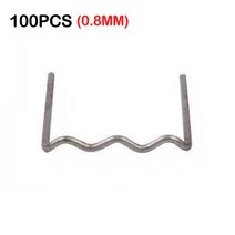 전동 스팟 용접기 공구 500pcs 사전 절단 스테이플 플라스틱 스테이플러 수리 키트, 100개, 소파(0.8mm)