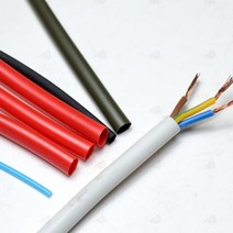 열 수축 튜브 수축관 방수 슬리브 전선연결 보호 캡, 127피스검빨