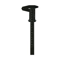 150mm 플라스틱 버니어 캘리퍼스 보조 위치 눈금자 목공 마킹 황금 비율 DIY 측정 도구, 검은색