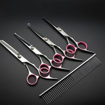 [바보사랑] 초보자용 6인치 애견미용 안전가위 5세트, 상세 설명 참조