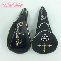 로마로 골프채 드라이버 커버, 블랙/골드