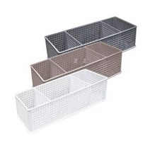 플라스틱 정리함 블럭 칸칸 중 서랍 정리 보관함, 진회색_