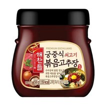 CJ 장 해찬들 궁중식 쇠고기 볶음고추장 비빔밥 매운고추장 500g 1세트, 9세트