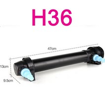 연못 여과기 필터 JEBO UV 살균기 램프 빛 수족관 220 240V 자외선 워터 클리너, [08] 36W, [01] one size