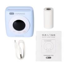 paperang p1p2 mini impresora termica pocket mini photo printer 200dpi 300dpi bt4.0 휴대용 열전사 프린터 for p, 300dpi p2s 파란색, 협력사