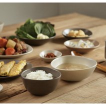 조약돌 2인 24P 뉴컬러 신혼부부 그릇 세트 식기 세트 3color, 코코아