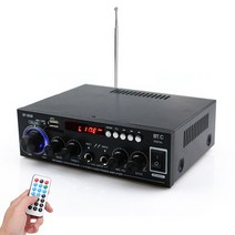 PUZU LVPIN DSP 카오디오 바이크 오토바이앰프 해양보트 220V 자동차 FM 라디오 TF 카드 오디오 LED 라이트 홈 사운드 앰프 블루투스 극장 HiFi 스테레오 스피커, 한개옵션0