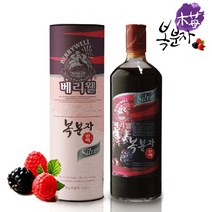 고창선운산농협 베리웰 복분자진액 실버 700ml 1병 지관 고창복분자생과로 생산 명절 선물, 1개