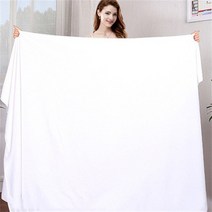 소창 수건 손수건두꺼운 초극세 섬유 타올 수분 흡수 증가 성인 목욕 초대형 부드러운 피부 친화적 페이, 02 white_02 140X70CM