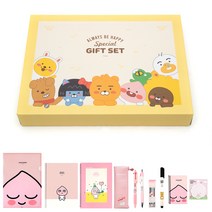 [카카오프렌즈 알찬 문구세트2] 학용품세트 초등선물 학용품선물세트 카카오문구세트 단체선물 문구세트선물 입학선물 초등학생학용품초등학생단체선물 초등문구세트 어린이문구세트 유치원선물, 02.어피치세트