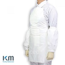 크린룸 방진 무진 복 앞치마 토시 AP-1 스카이블루