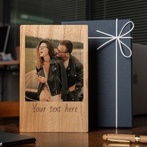 디지털액자 전자액자 미니모니터 동영상액자 개인화 된 사진 프레임 나무 인쇄 그림 프레임, 220x140x20mm