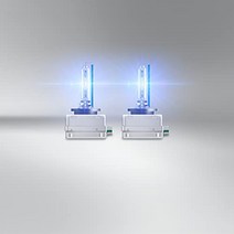OSRAM XENARC COOL BLUE INTENSE D3S +150% 더 높은 밝기 최대 6 200K 크세논 헤드라이트 전구 LED 룩 듀오 박스(전구 2개)-37734, 울트라 라이프, 듀오 박스