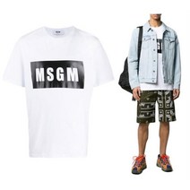 [엠에스지엠] MSGM 남성 반팔티셔츠 2840MM67 207098 01