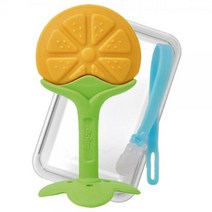 앙쥬 오렌지 치발기 세트 (케이스+집게) 국민치발기, 앙쥬 바나나 치발기 세트 (집게+케이스)