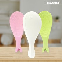 친환경 밥주걱 위생 고래주걱 세우는주걱 올리브 그린