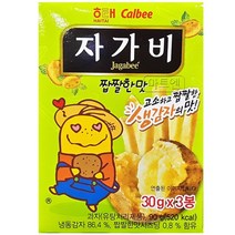 해태제과 자가비 짭짤한맛 스낵 파우치, 30g, 10개