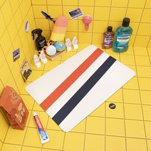 84x84 3세대 빨아쓰는 욕실 주방 규조토 발매트, 프랑스
