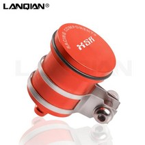CNC 바이크 오토바이 액세서리 브레이크 클러치 실린더 탱크 유체 저수지 오일 컵 야마하 XSR700 SR400 SCR950 트레이서 900, [07] Orange, [07] Orange