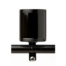 N&M Products Cruzies 자전거 컵 홀더/자전거 휴대폰 홀더 - HydroFlask의 동일한 제조업체(블루) - 비치 크루저 병 홀더, black