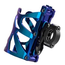 오토바이 음료 컵 홀더 병 홀더 오토바이 물병 브래킷 컵 스탠드 엔진 가드 크래시 바 자전거 핸들 용 범용, 푸른, 133x80mm, ABS 플라스틱