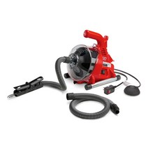 PGM1*^몰리지드-파워클어 배관청소기 61268 9.14m (1EA) 용품 풋스위치 파이프 자동스프링진출입 소형배수구^*1췤pgm, a^^*옵션없슴