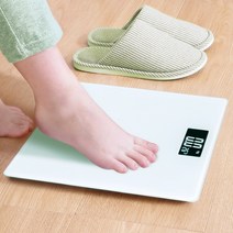 정밀한 가정용 체중계 몸무게 측정 미니 전자 저울, 가벼운전자체중계_화이트