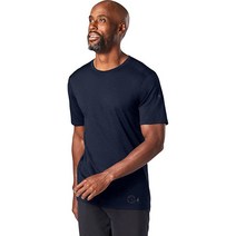 Smartwool SW016814F84M 남성용 메리노 150 식물 기반 염료 베이스레이어 반소매 인디고 블루 M, Small, Indigo Blue