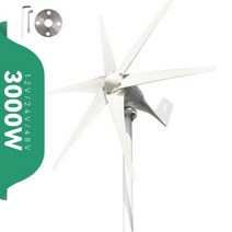 소형 대형 풍력발전기 발전기 키트 자가 풍력 터빈 프리 에너지 3kw 3000w 48v 24v 12v 6 블레이드 MPPT충전 컨트롤러 포함 윈드밀 RV 요트 농장 가정용, 48V+Off Grid System+6 Blades